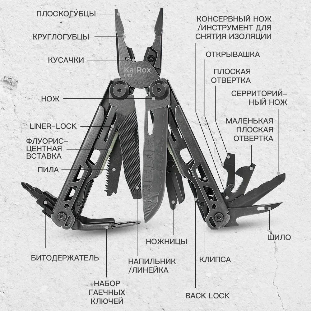Мультитул KaiRox KR13